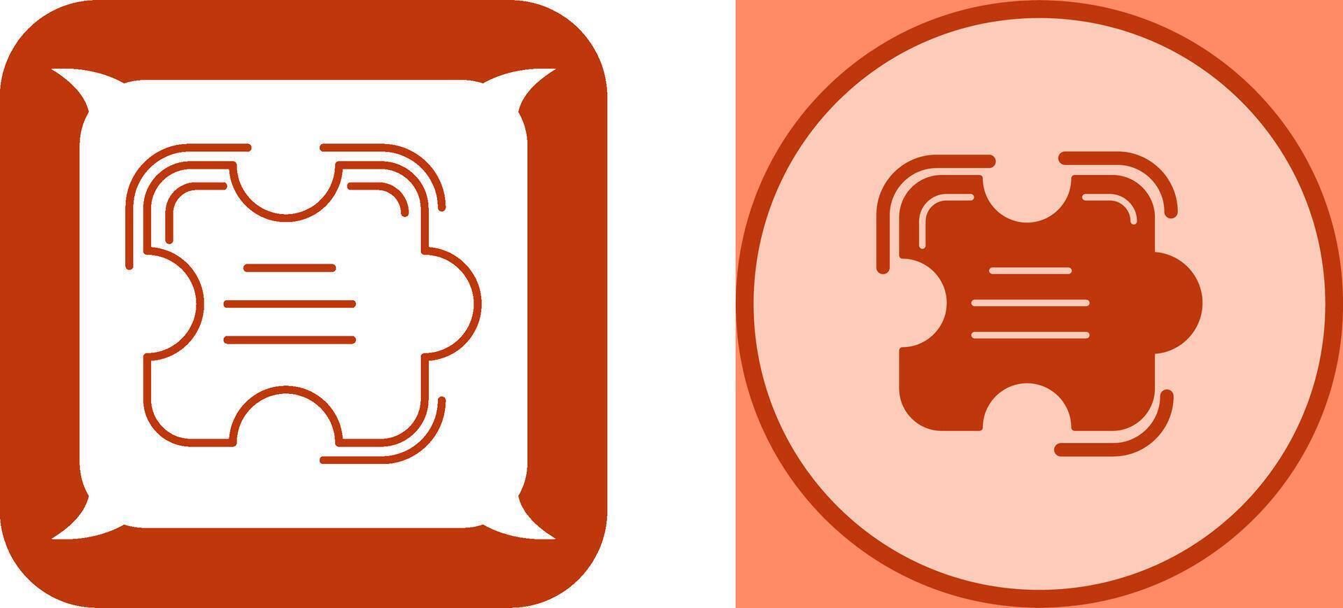 Puzzle Icon Design vector