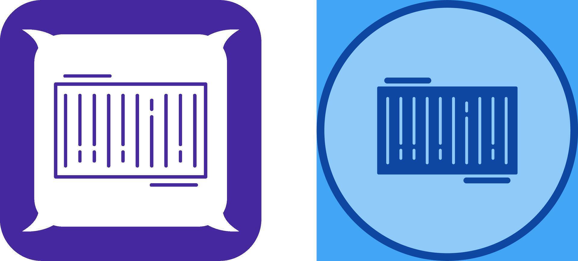 Barcode Icon Design vector
