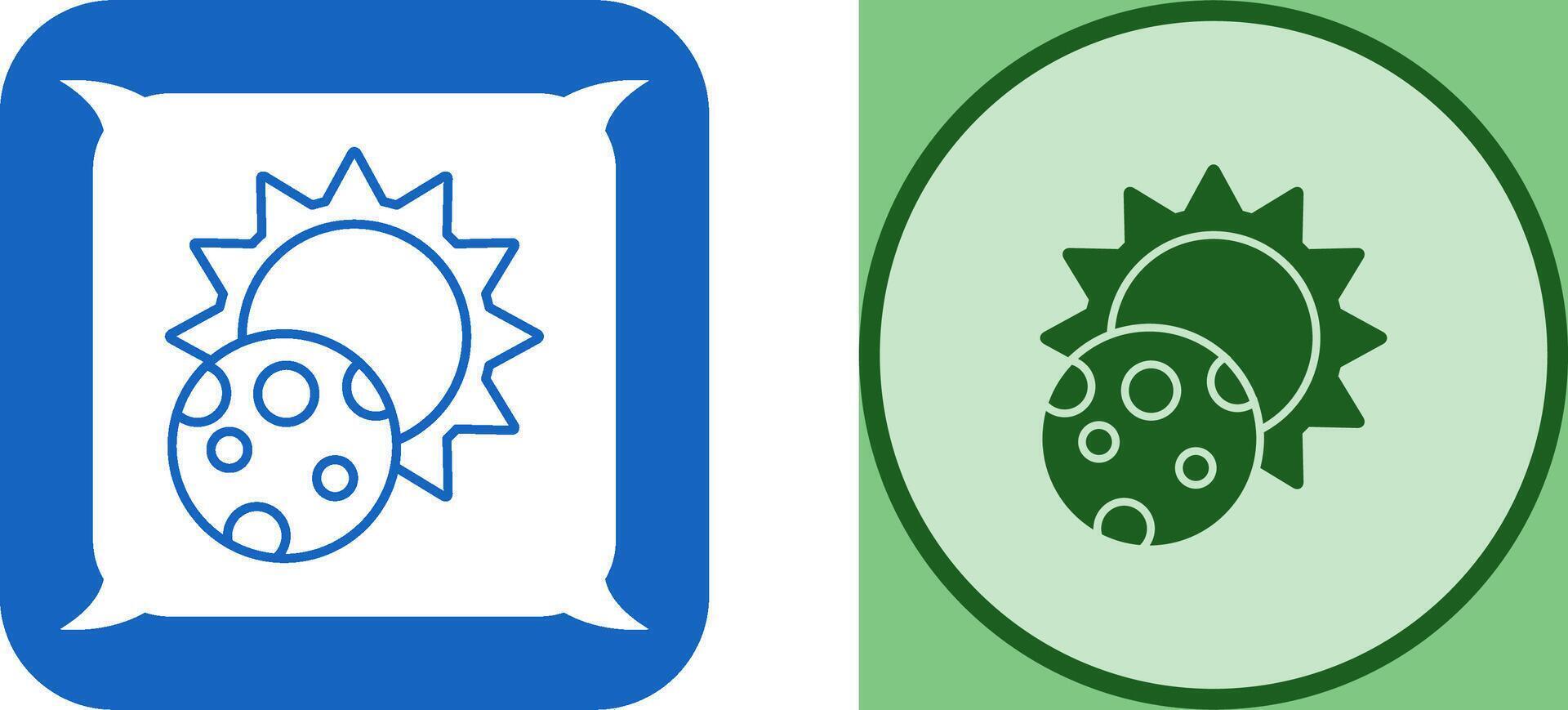 Eclipse Icon Design vector