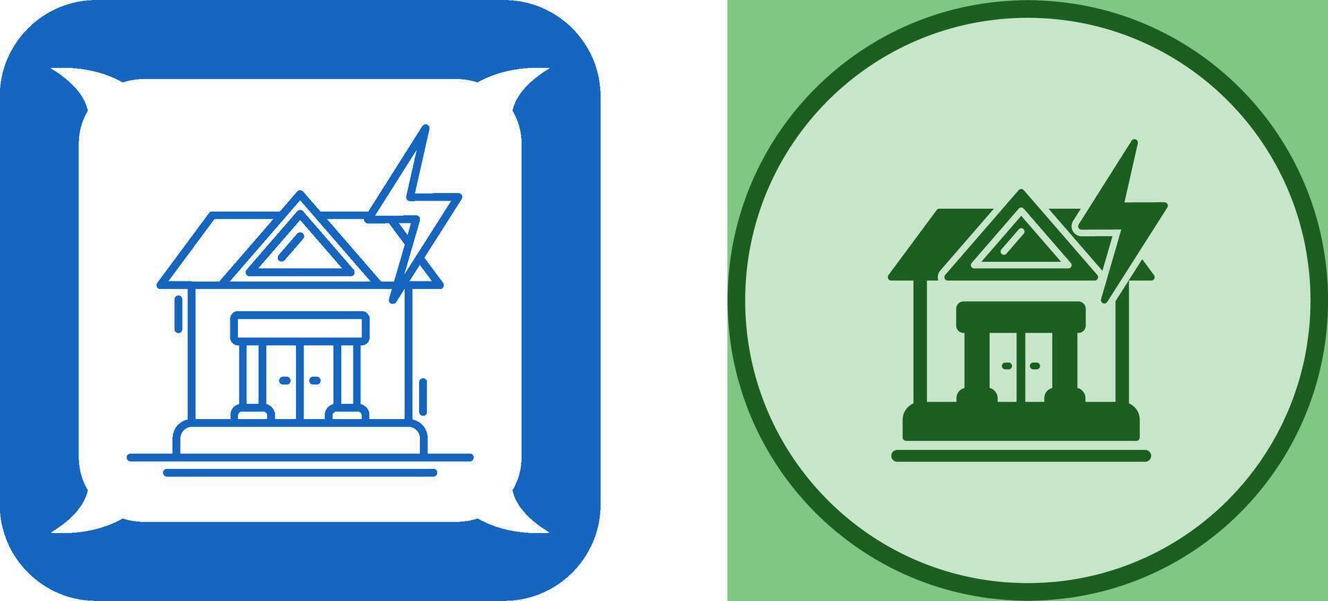 Natural Disaster Icon Design vector