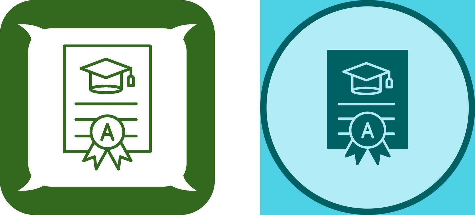 Report Card Icon Design vector