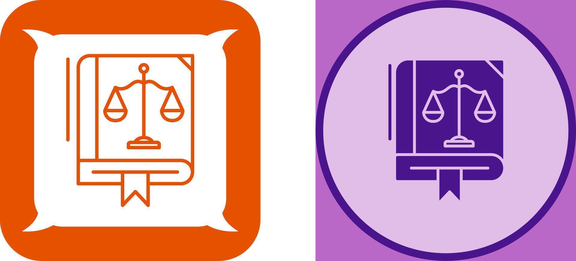 Law Icon Design vector