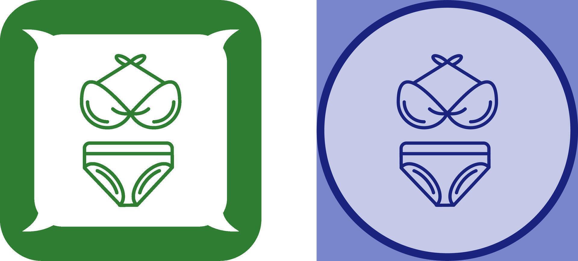 Bikini Icon Design vector