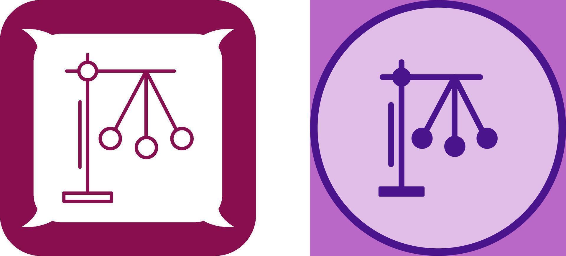 Pendulum Icon Design vector