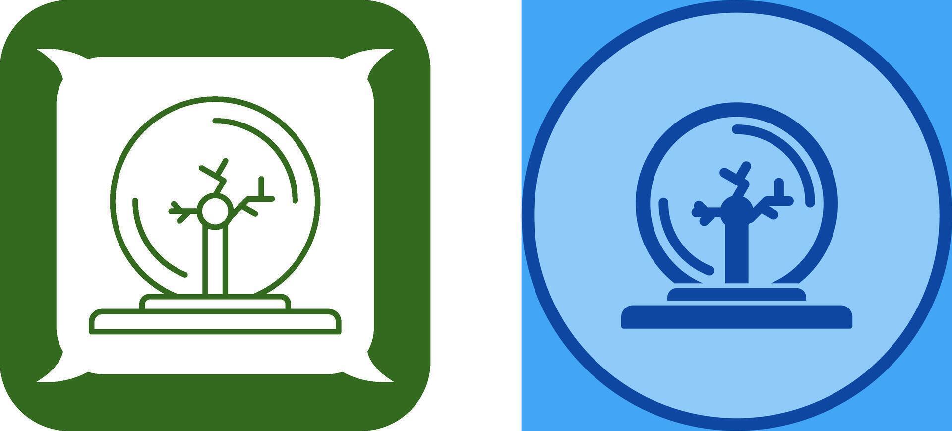 Plasma Ball Icon Design vector