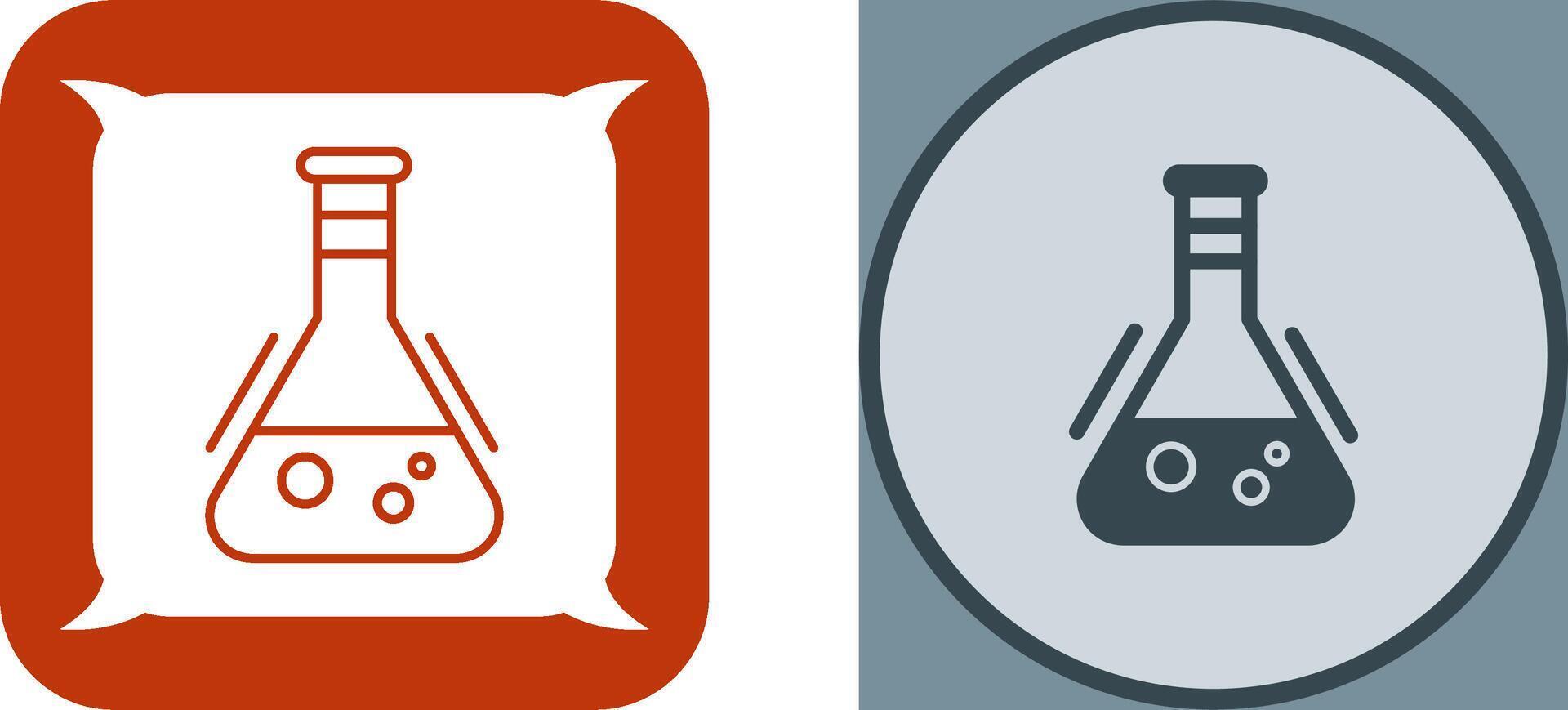 Flask Icon Design vector