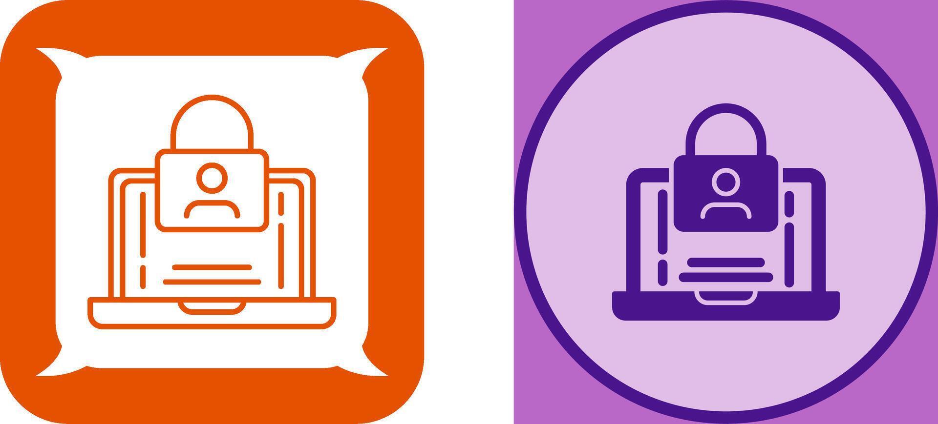 Authentication Icon Design vector