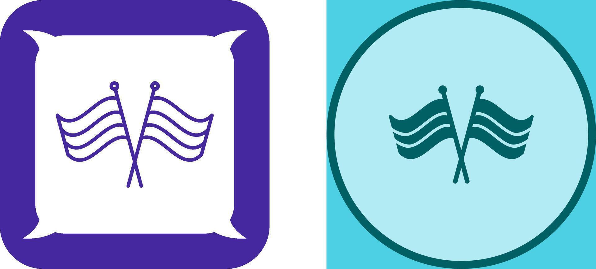 Flag Icon Design vector