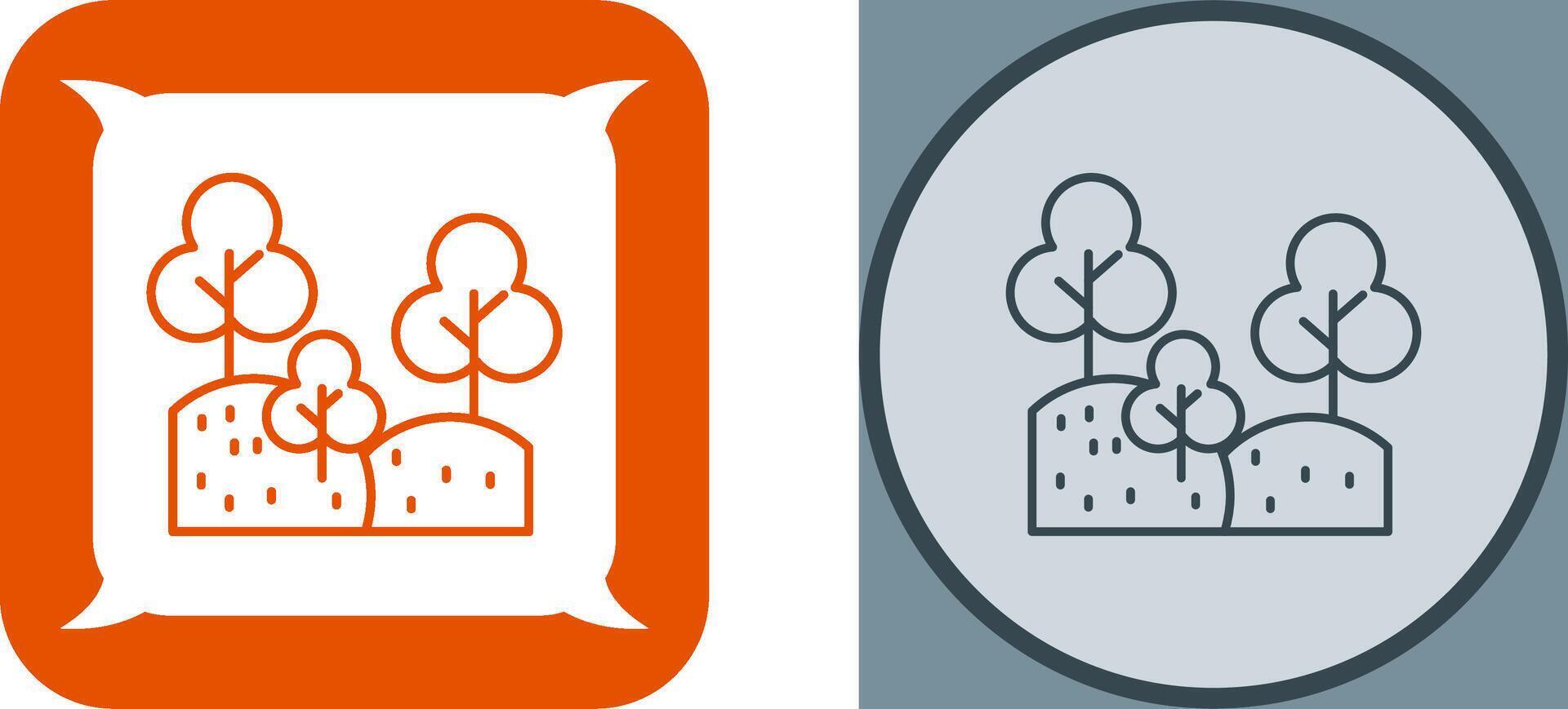 Forest Icon Design vector