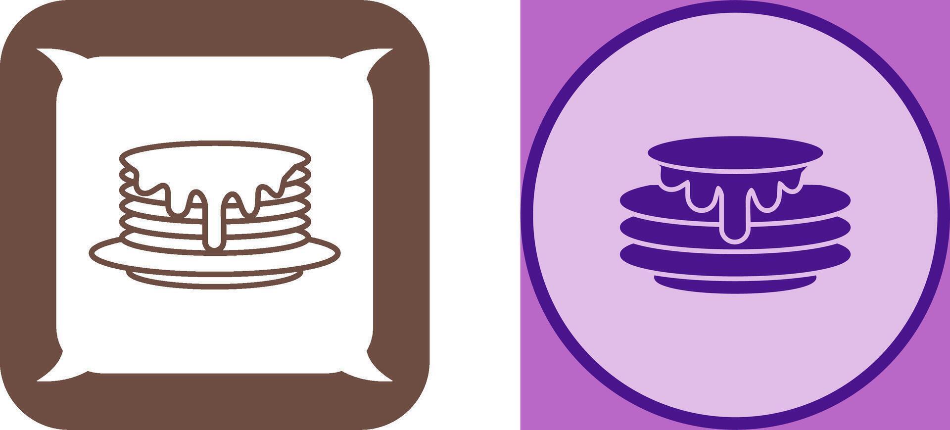 Pancake Icon Design vector