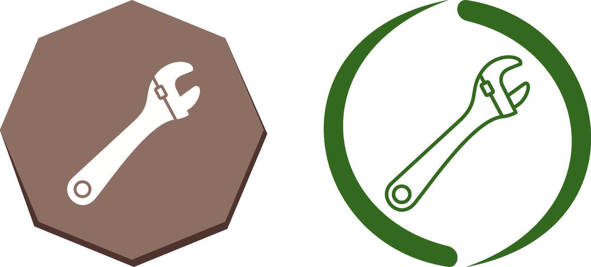 Wrench Icon Design vector