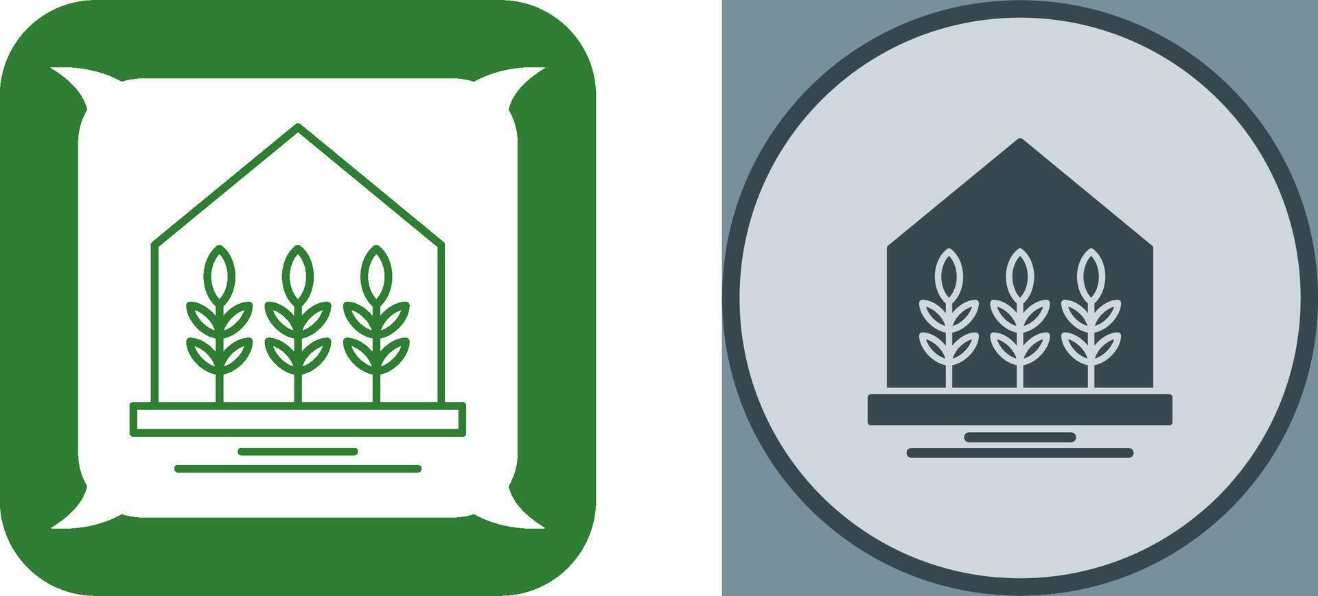 Farm House Icon Design vector