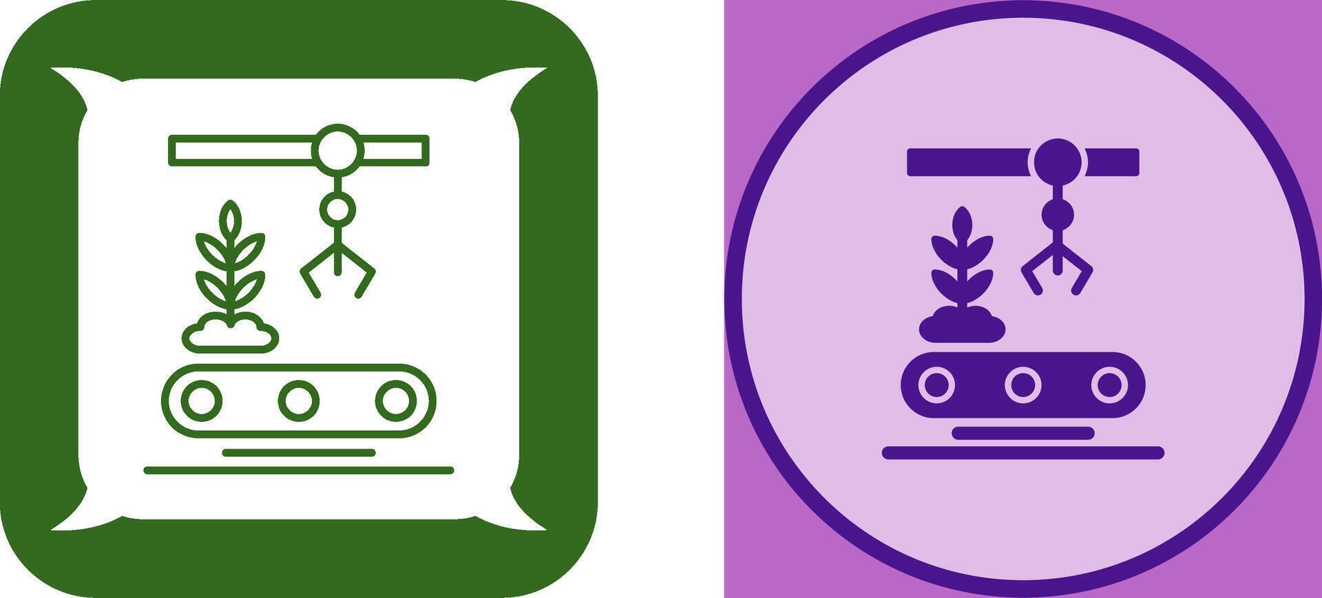 Conveyor Icon Design vector