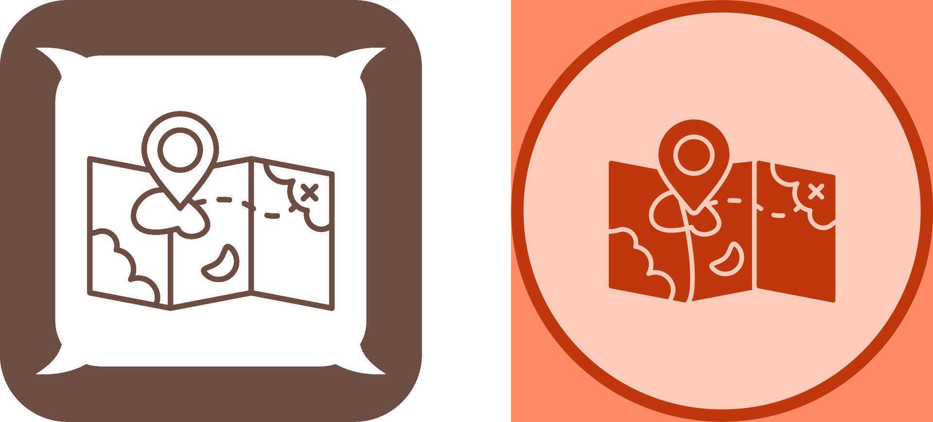 Map Icon Design vector