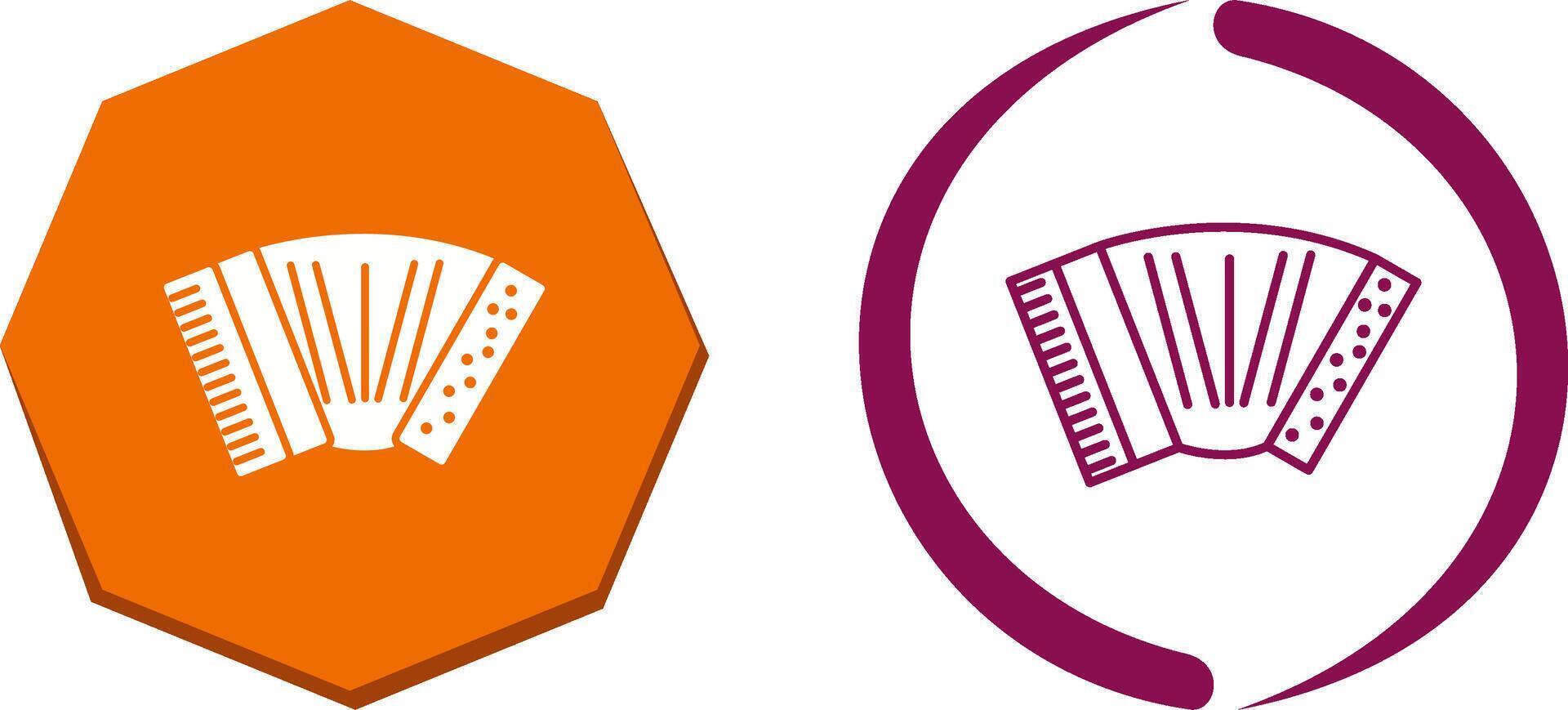 Accordion Icon Design vector