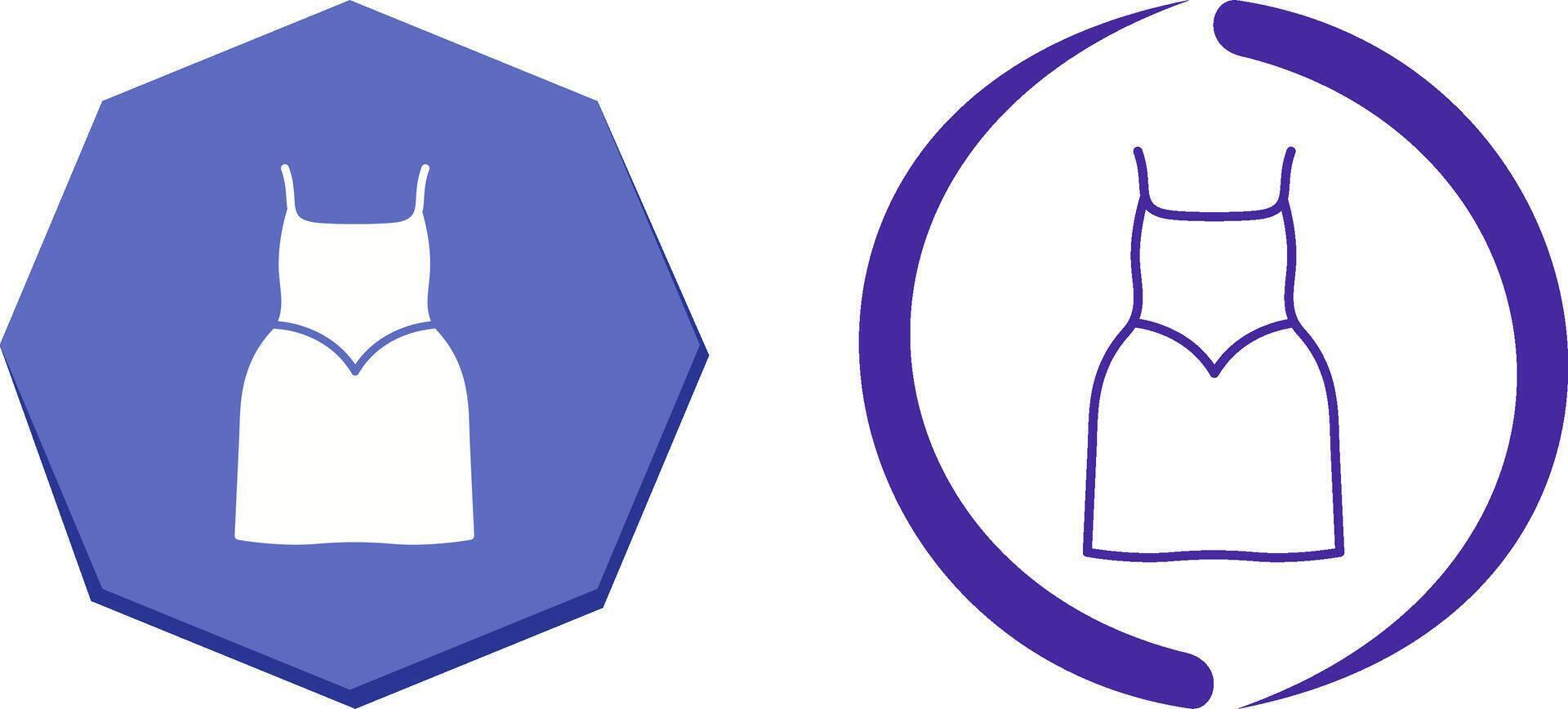 Party Dress Icon Design vector