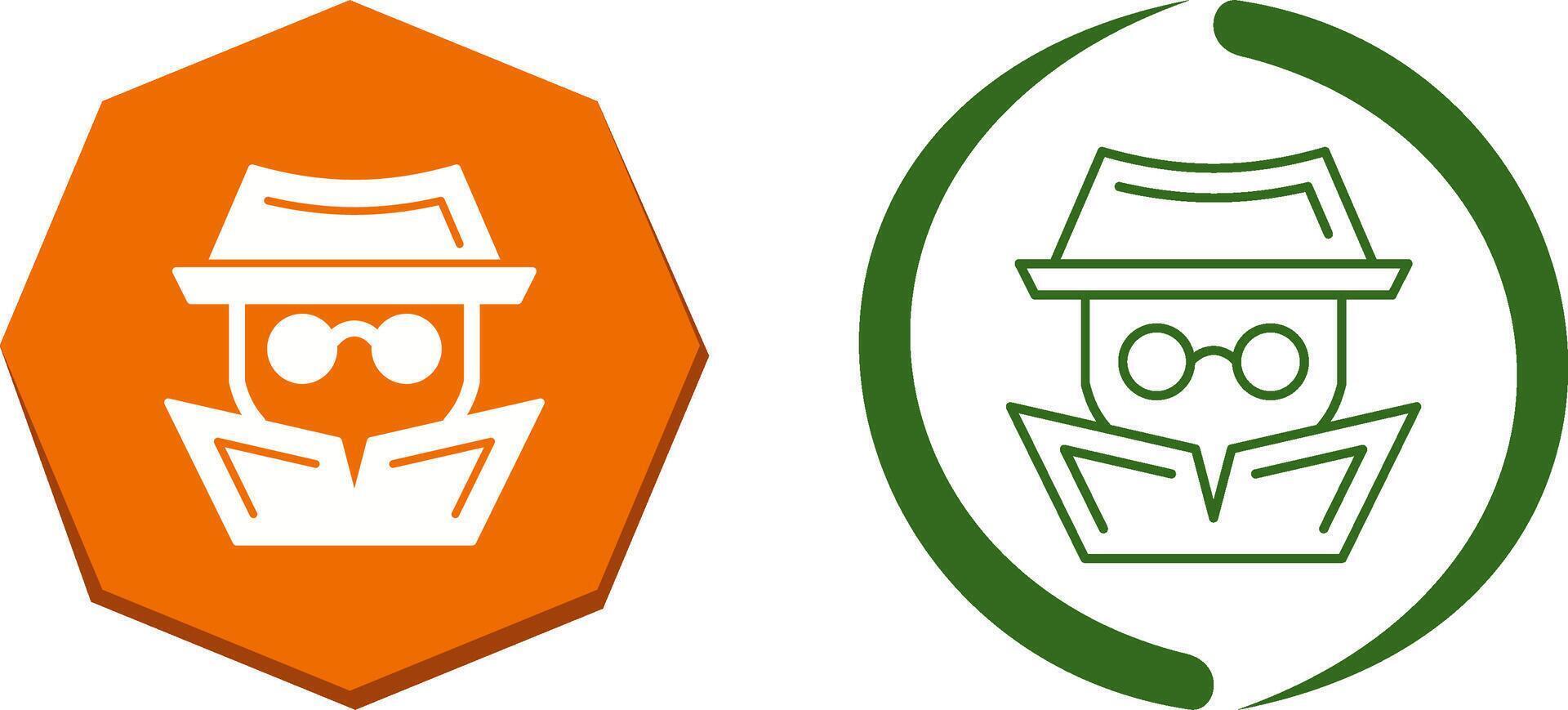Hacker Icon Design vector