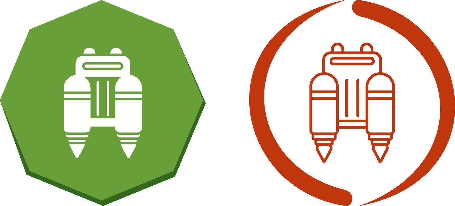 Jetpack Icon Design vector