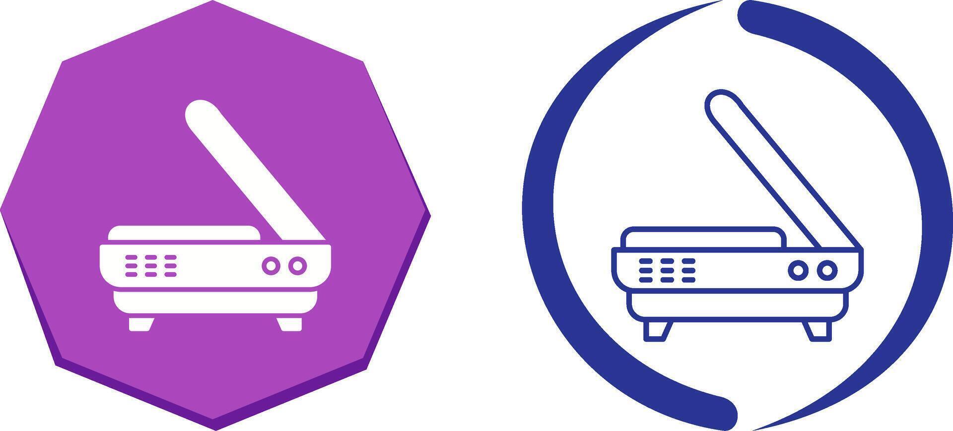 Scanner Icon Design vector