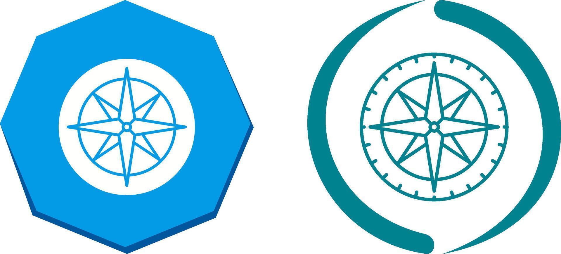 Compass Icon Design vector
