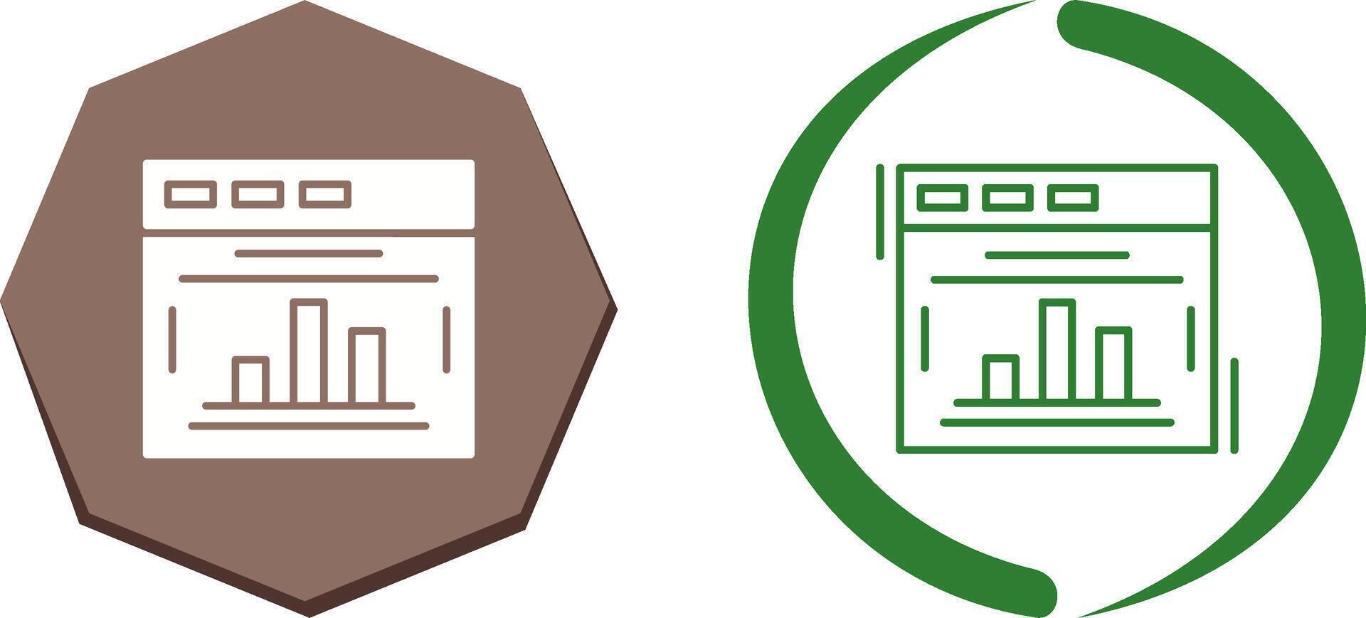 Statistics Icon Design vector