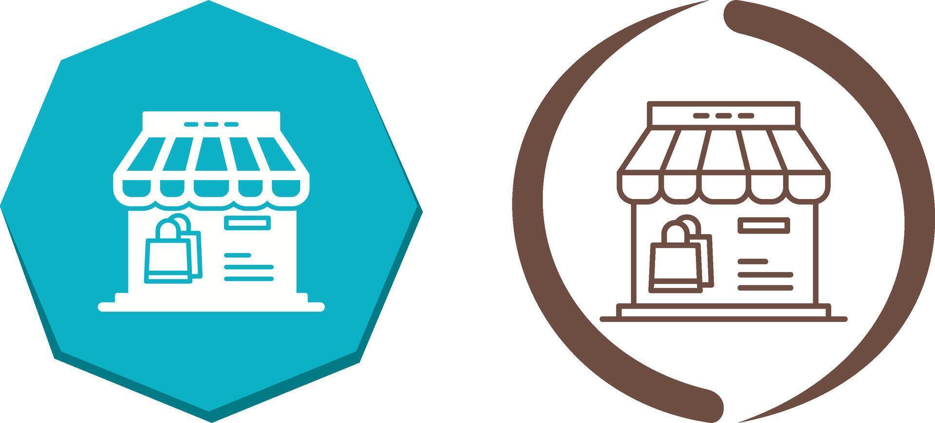 Shop Icon Design vector
