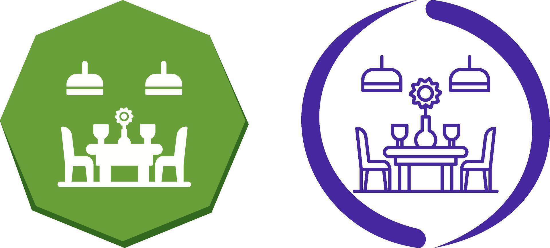 Table Icon Design vector