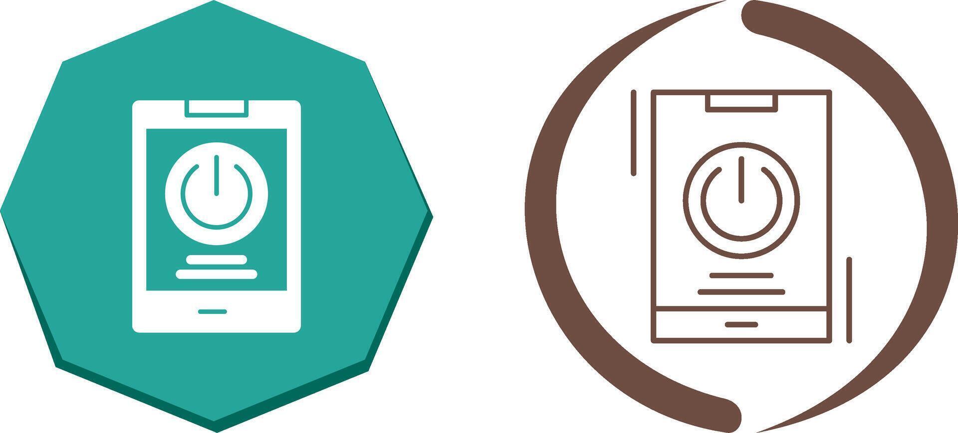 Power Icon Design vector