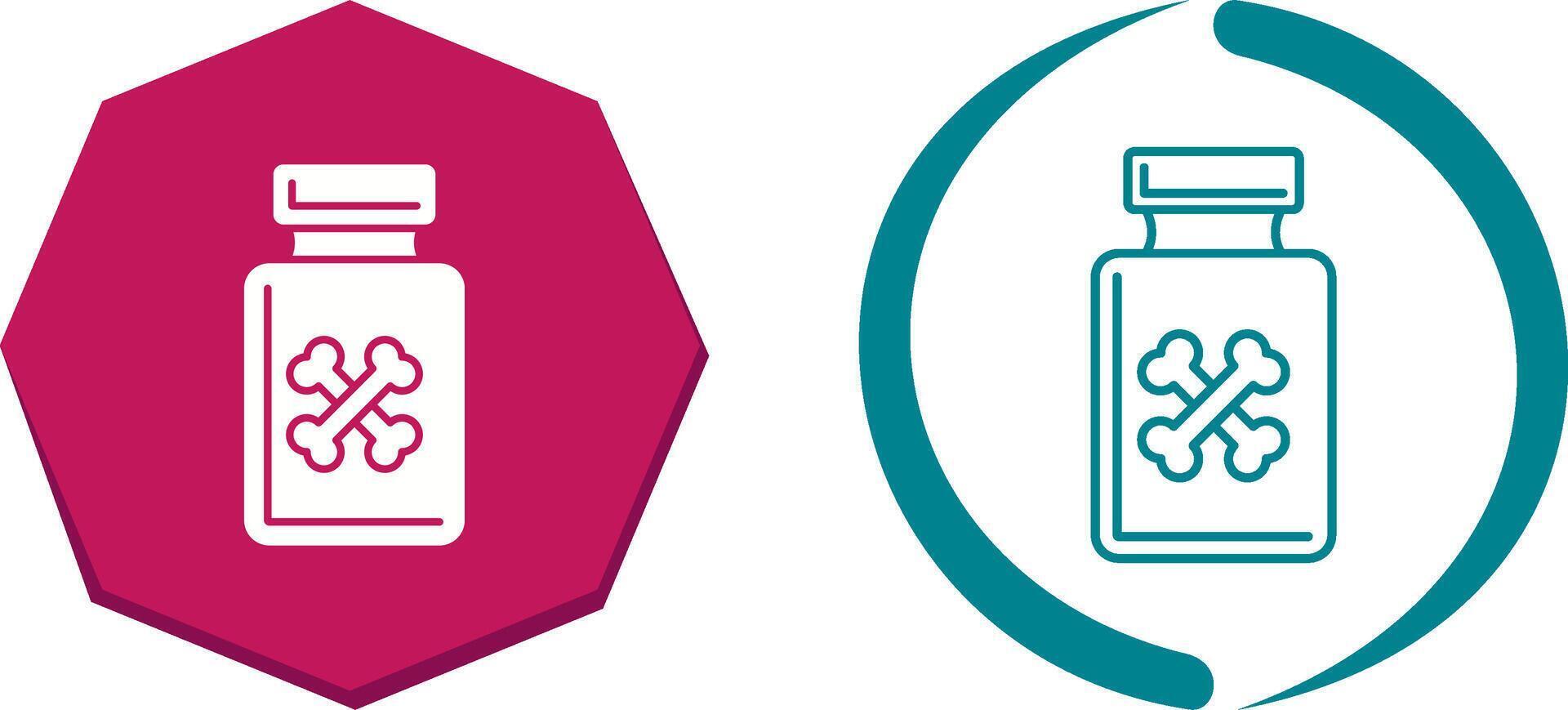 Poison Icon Design vector
