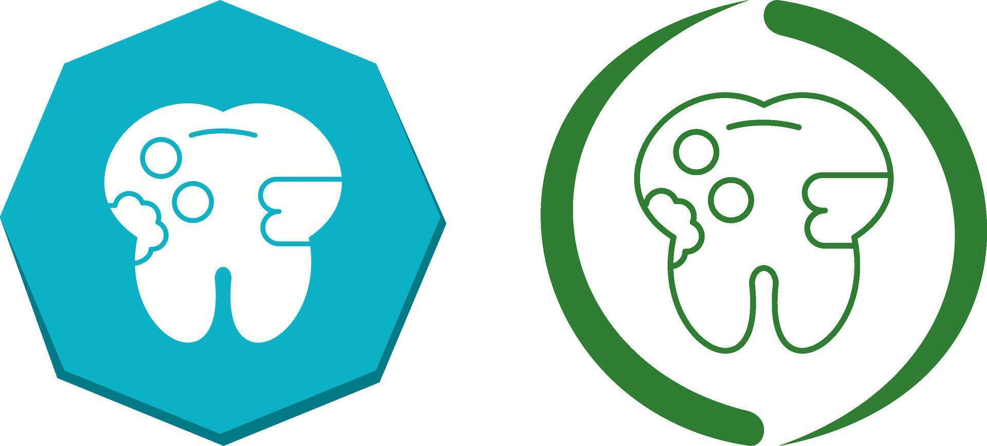 Caries Icon Design vector