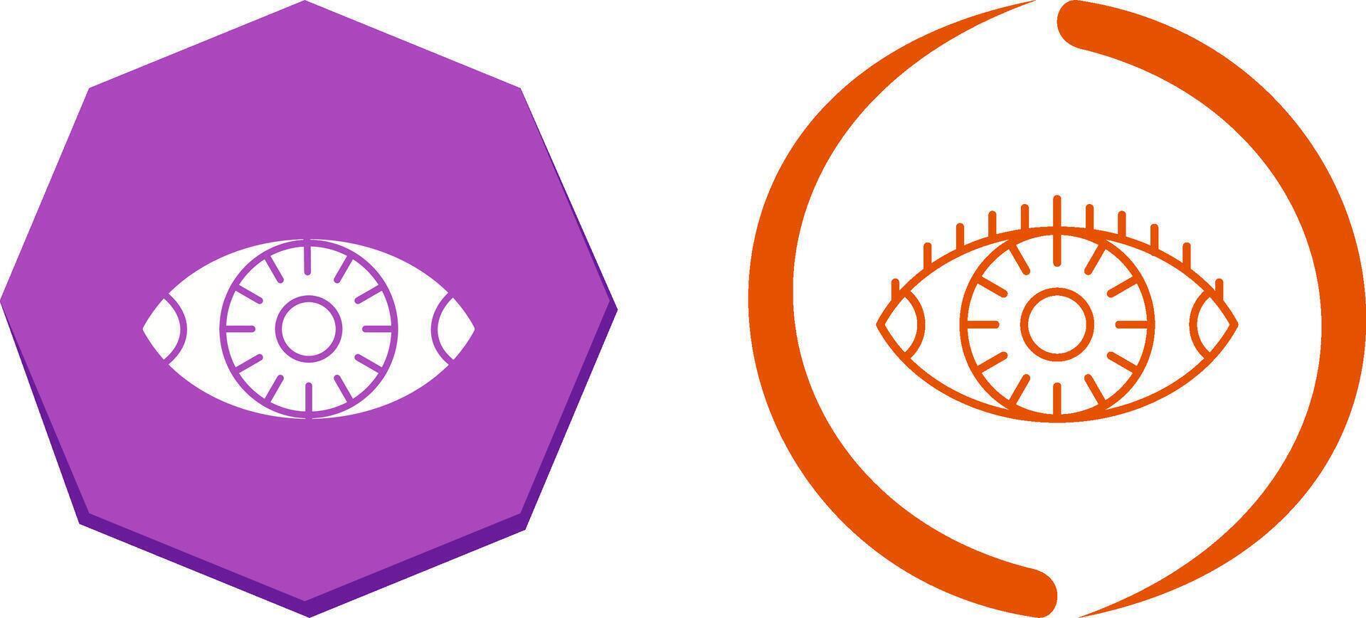 Vision Icon Design vector