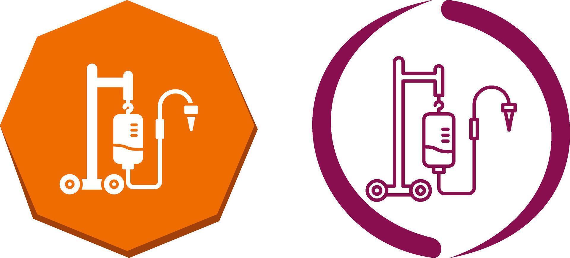 Intravenous Icon Design vector