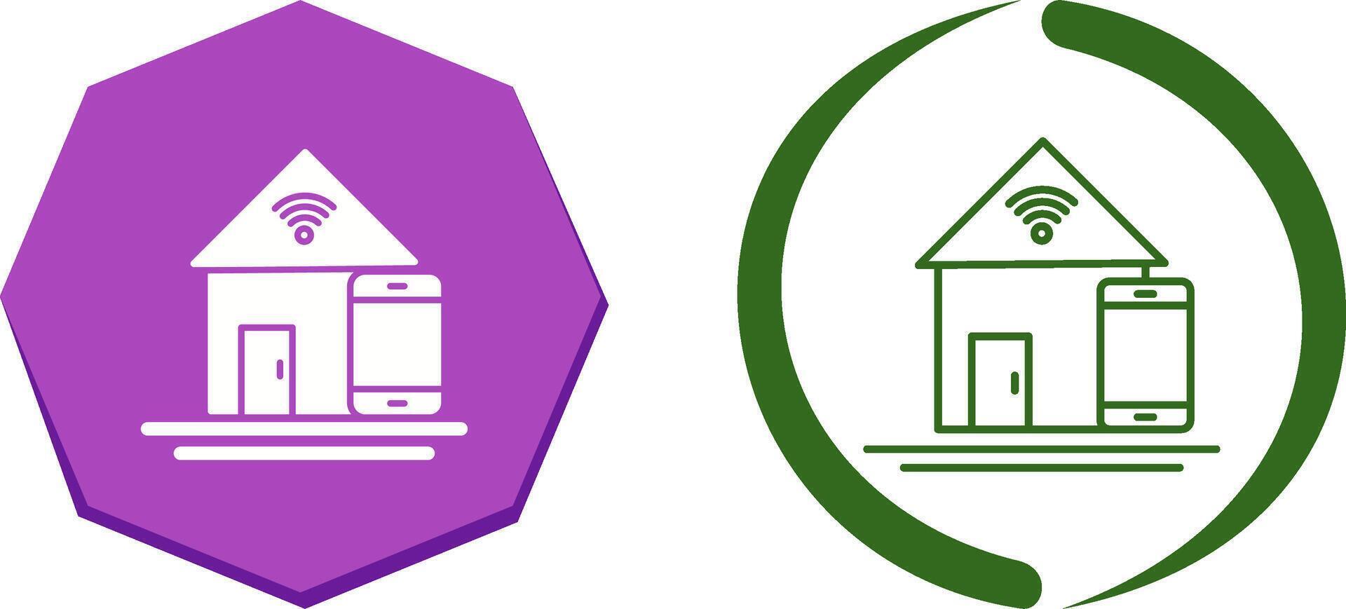 Home Automation Icon Design vector