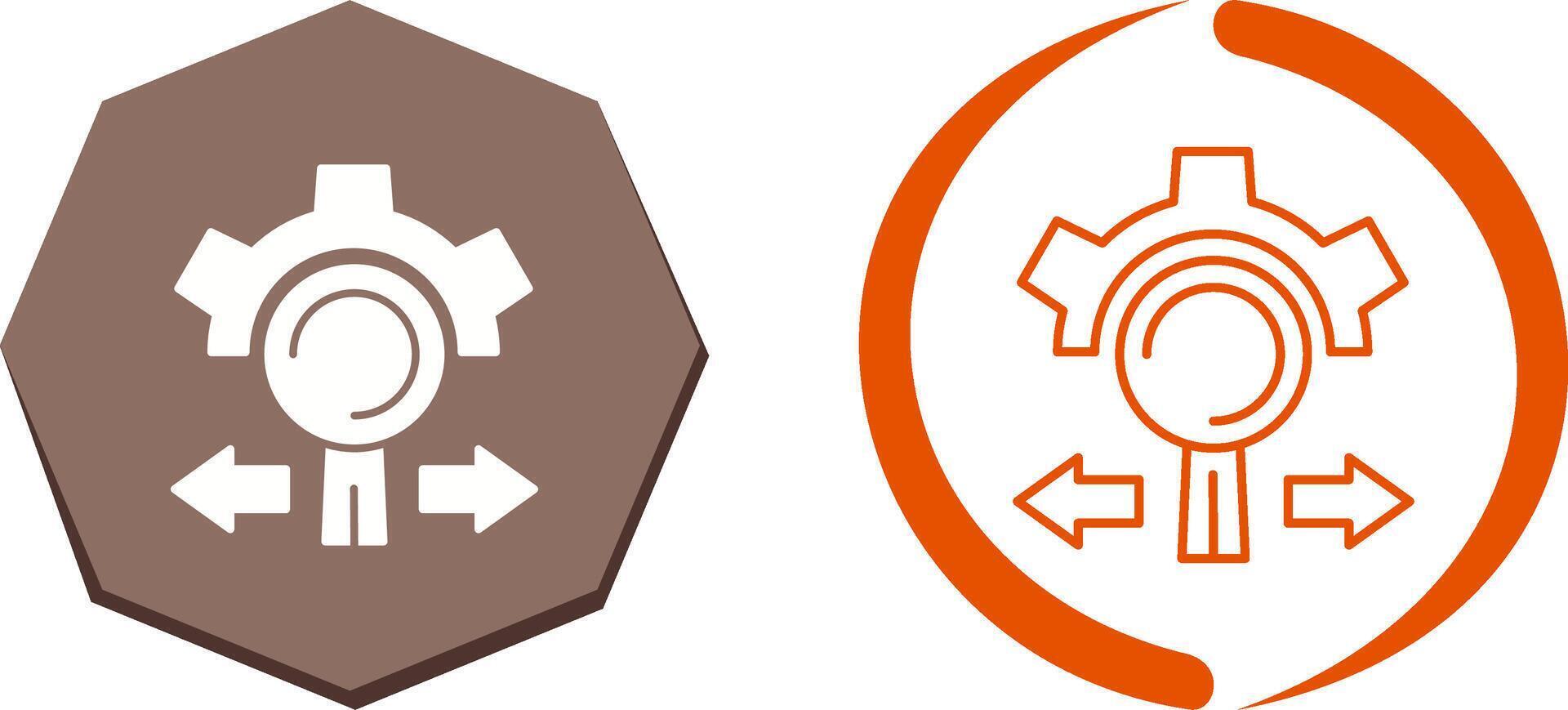 Research and Development Icon Design vector