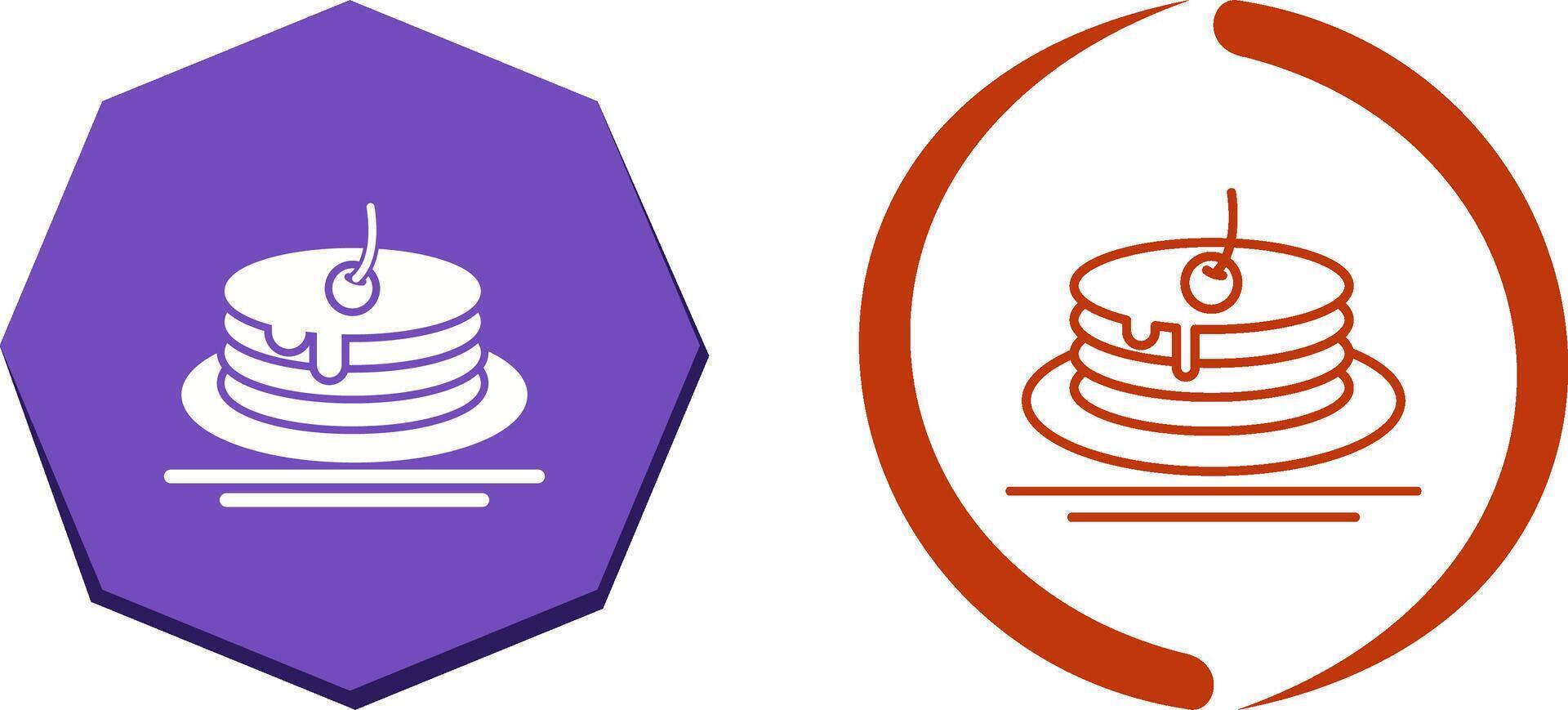Pancake Icon Design vector