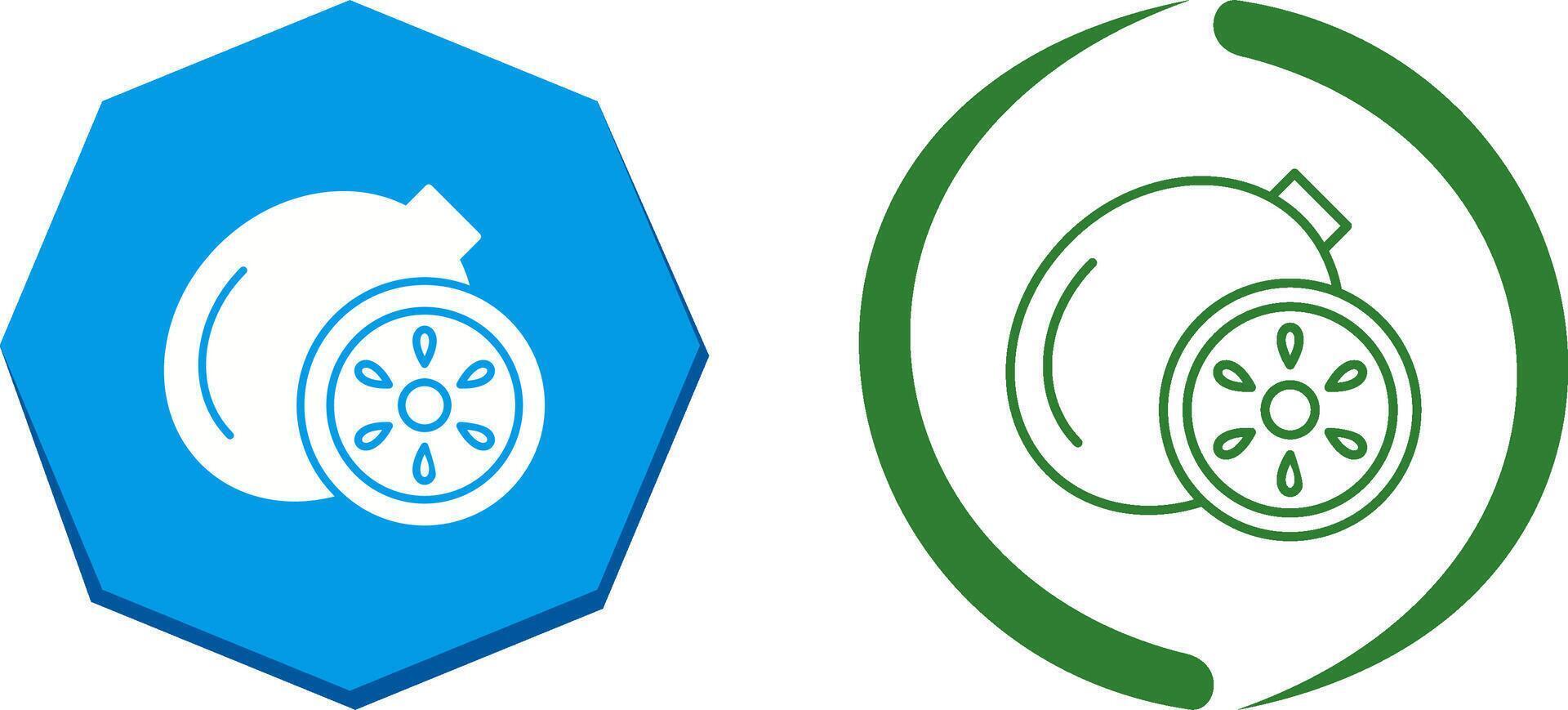 Kiwi Icon Design vector