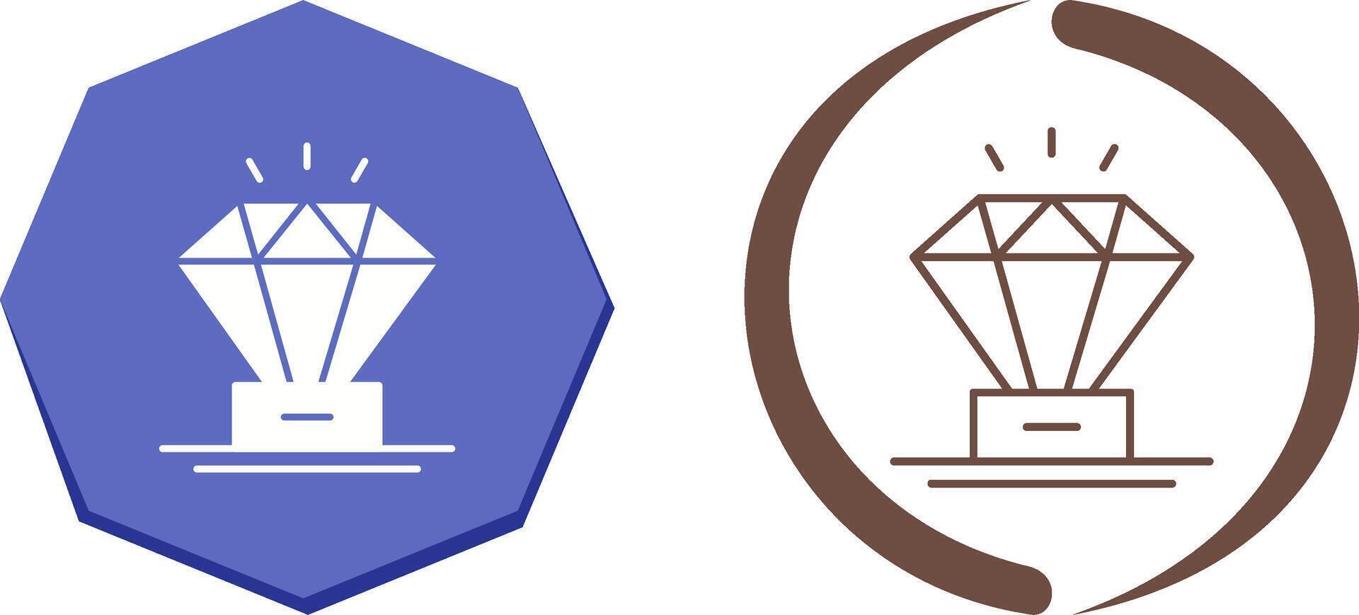 Diamond Icon Design vector
