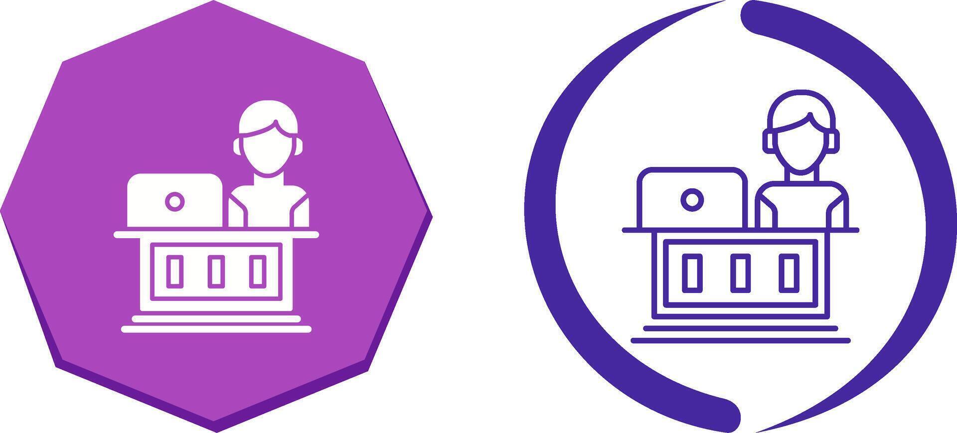 Employee Icon Design vector