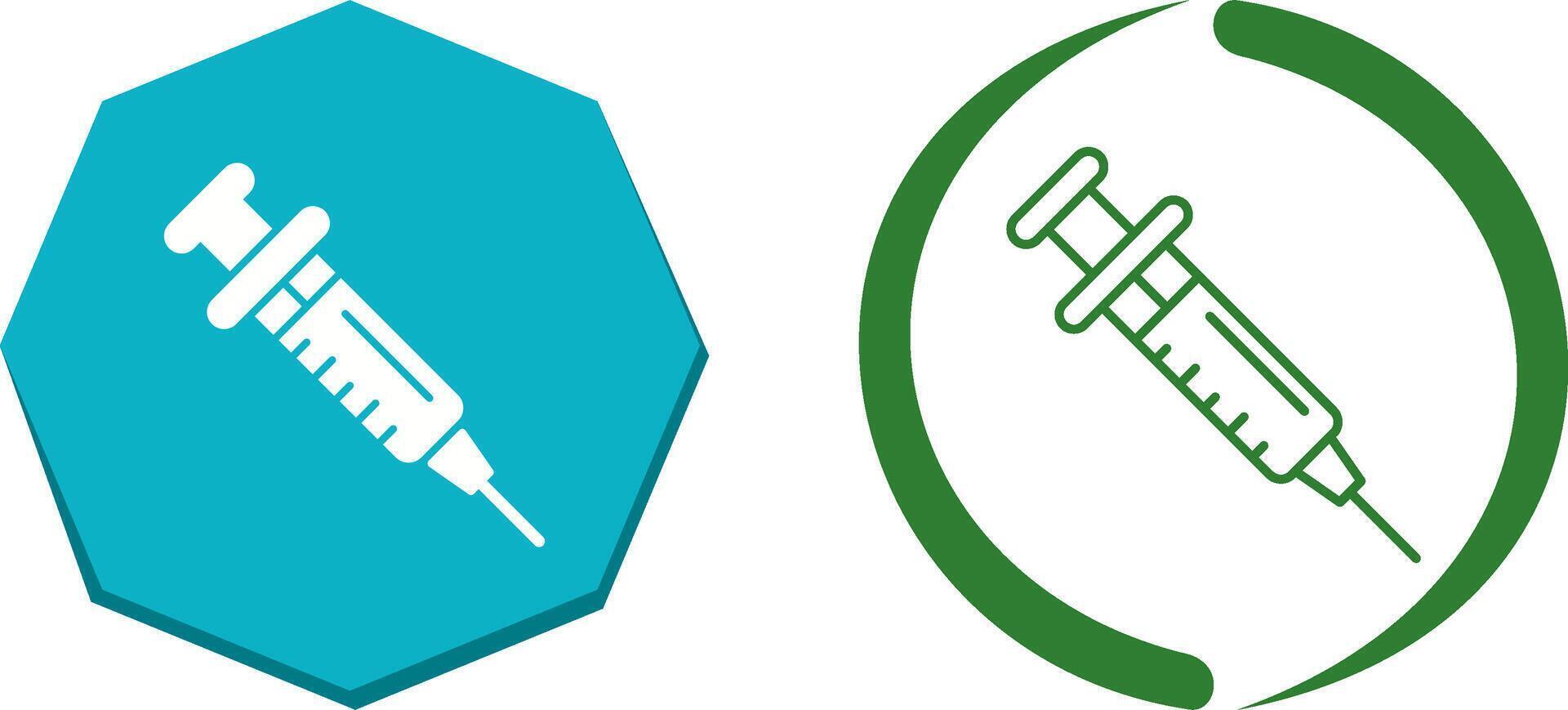 Injection Icon Design vector