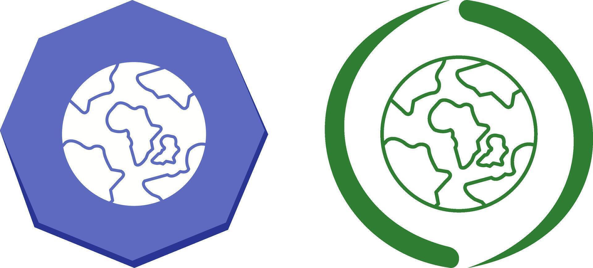 Earth Icon Design vector