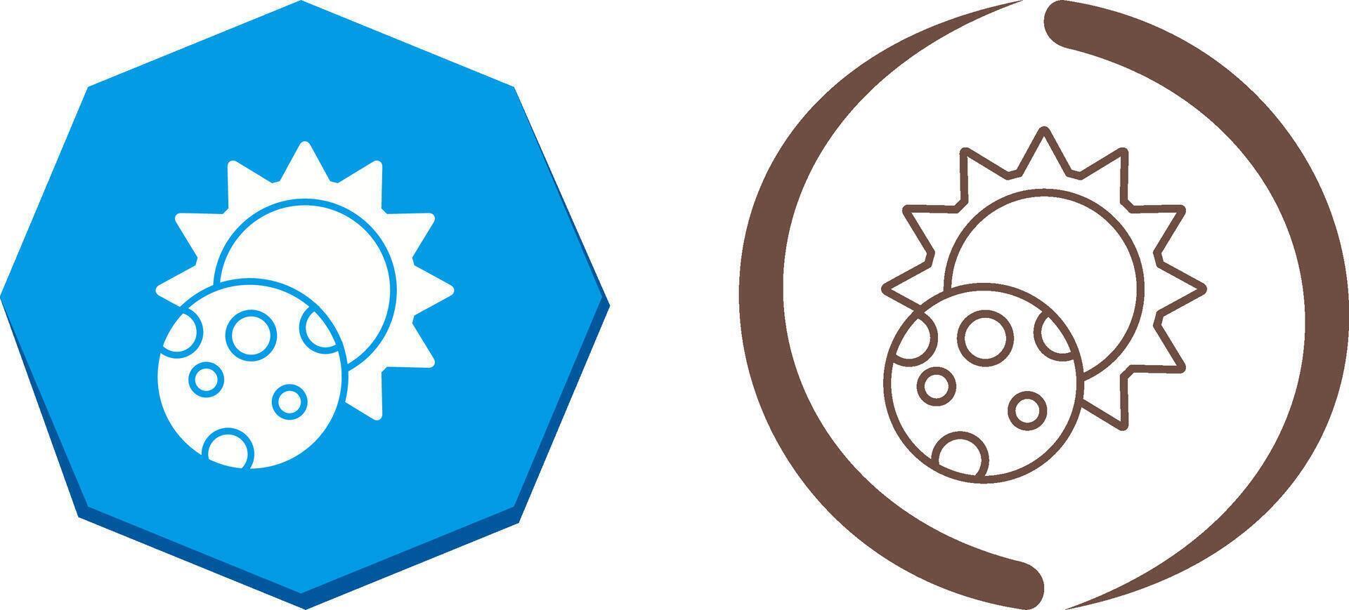 Eclipse Icon Design vector