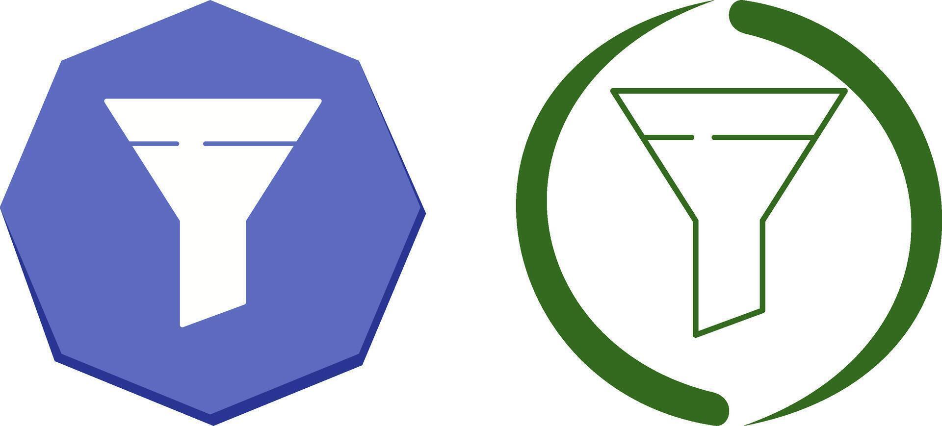 Filter Icon Design vector