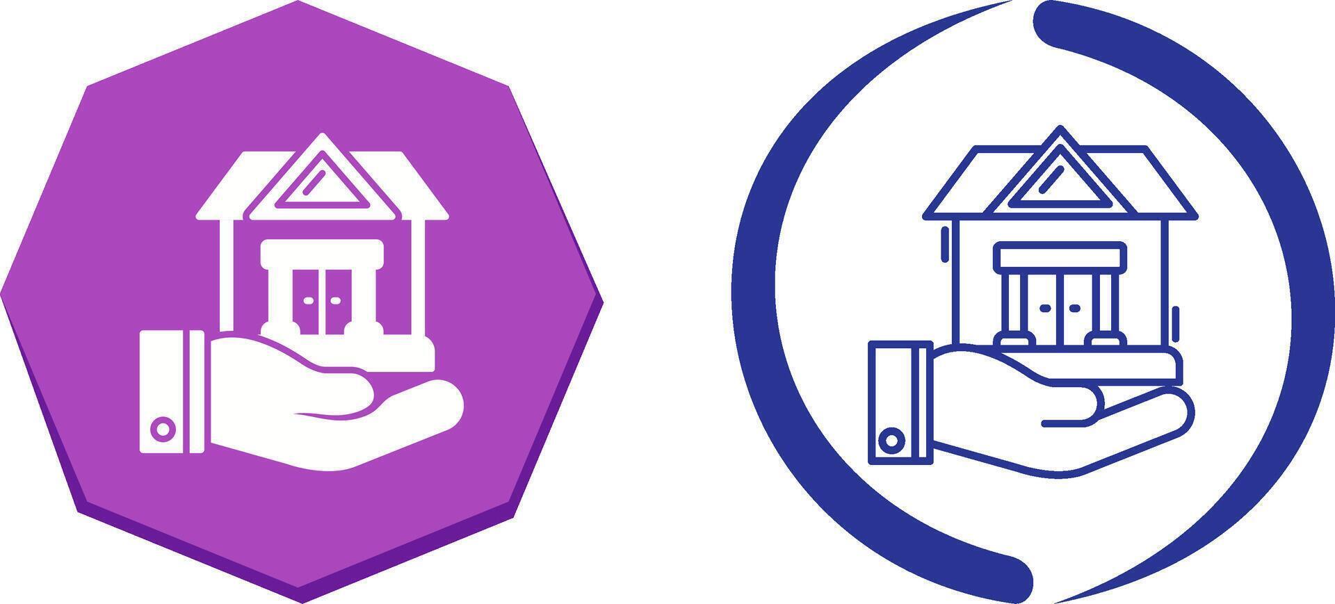 House Protection Icon Design vector