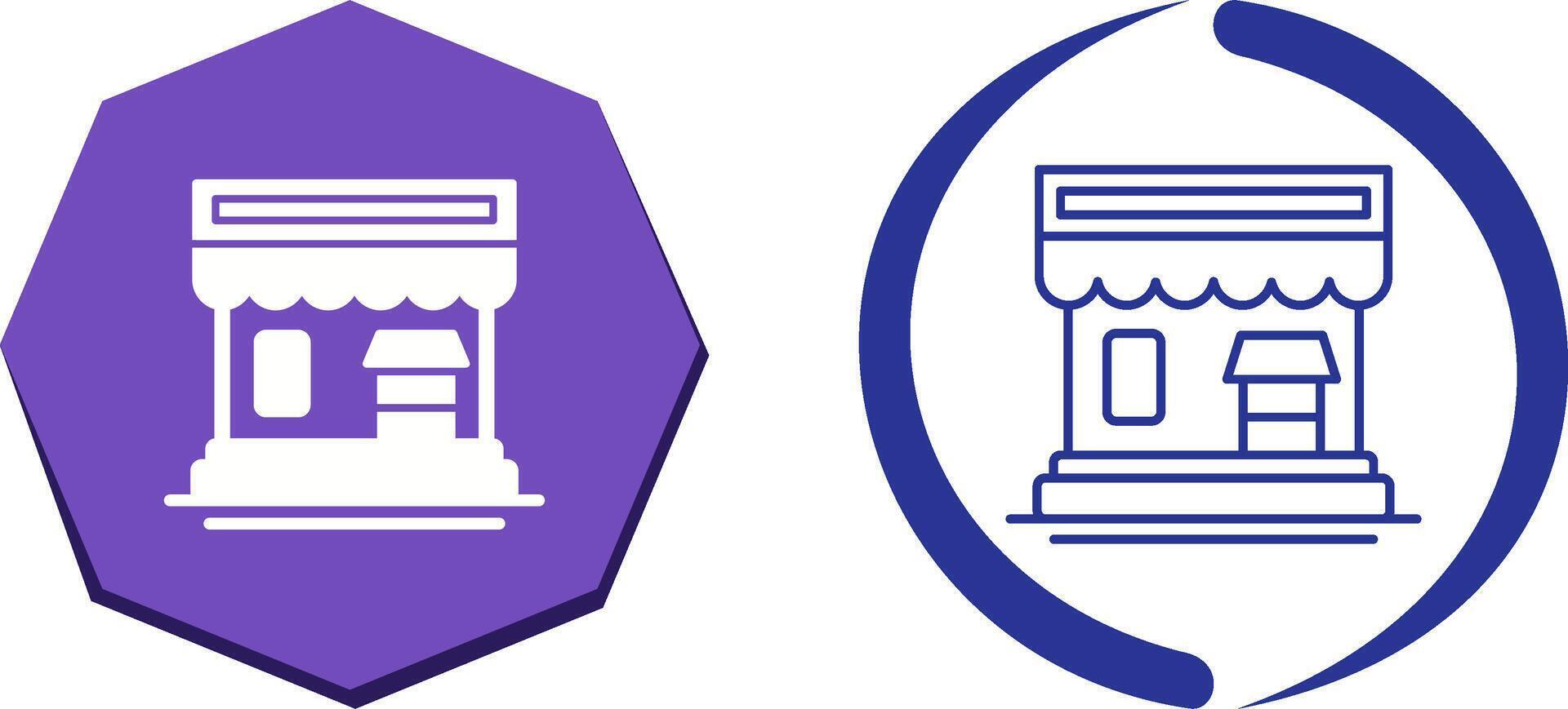 shop Icon Design vector