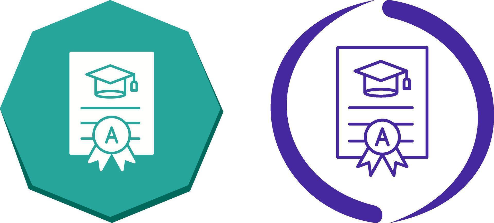 Report Card Icon Design vector