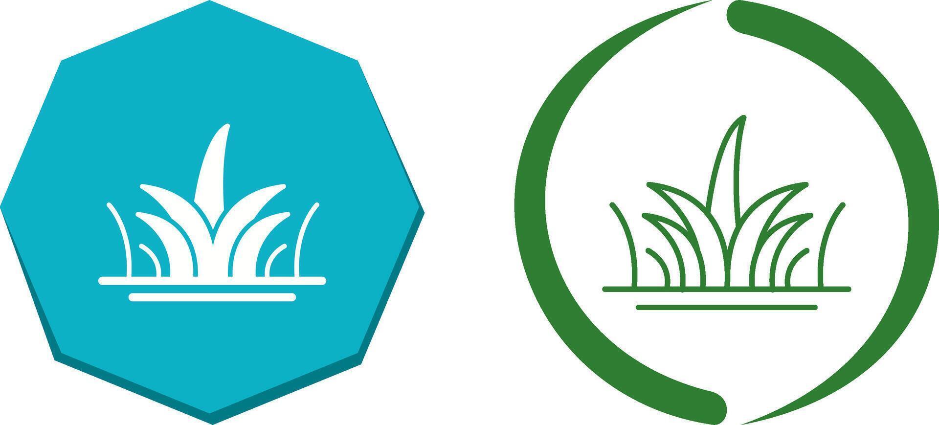 Grass Icon Design vector