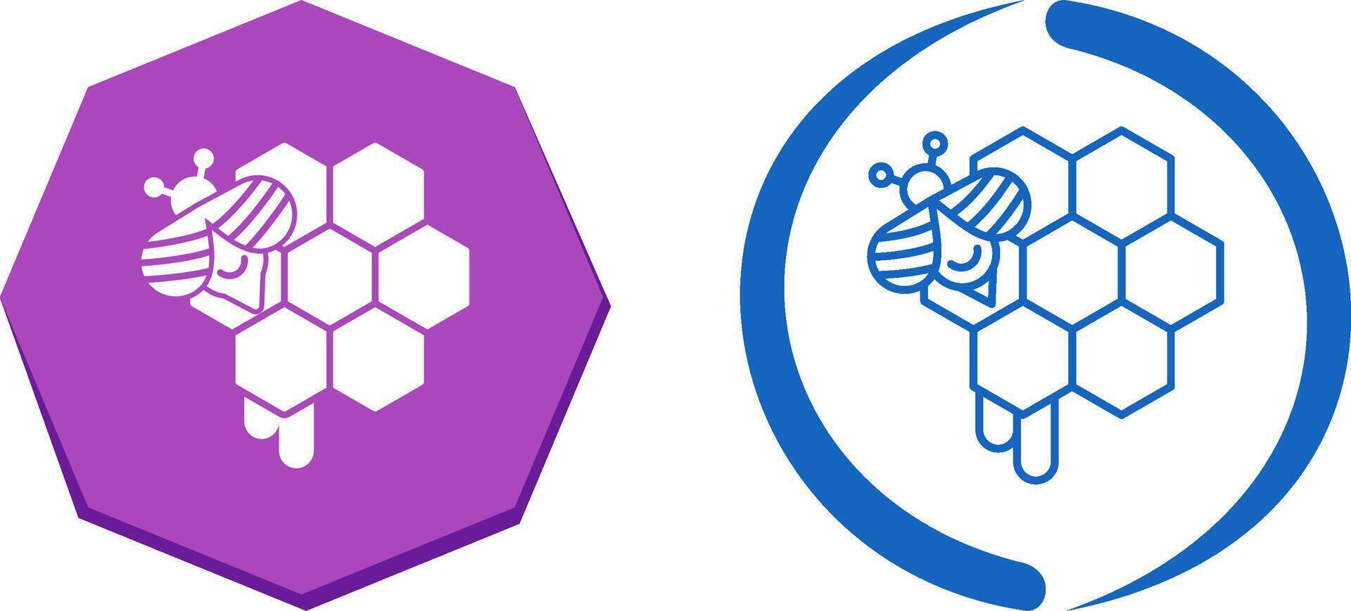 Honeycomb Icon Design vector