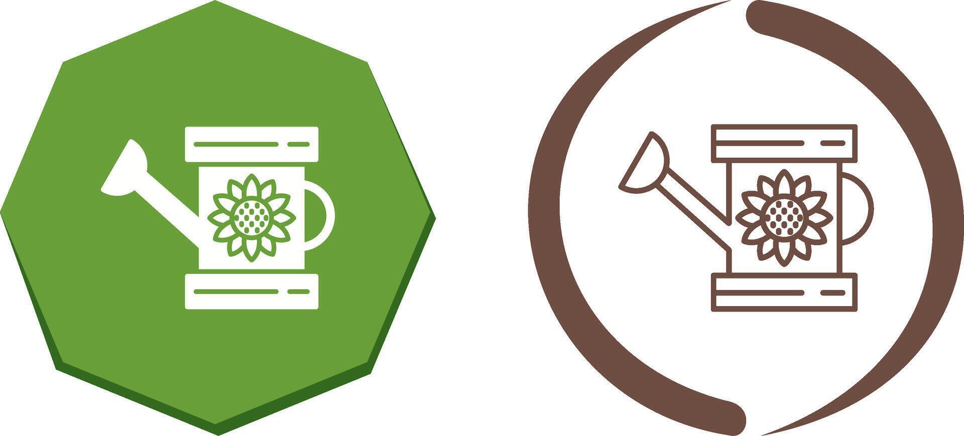 Watering Can Icon Design vector