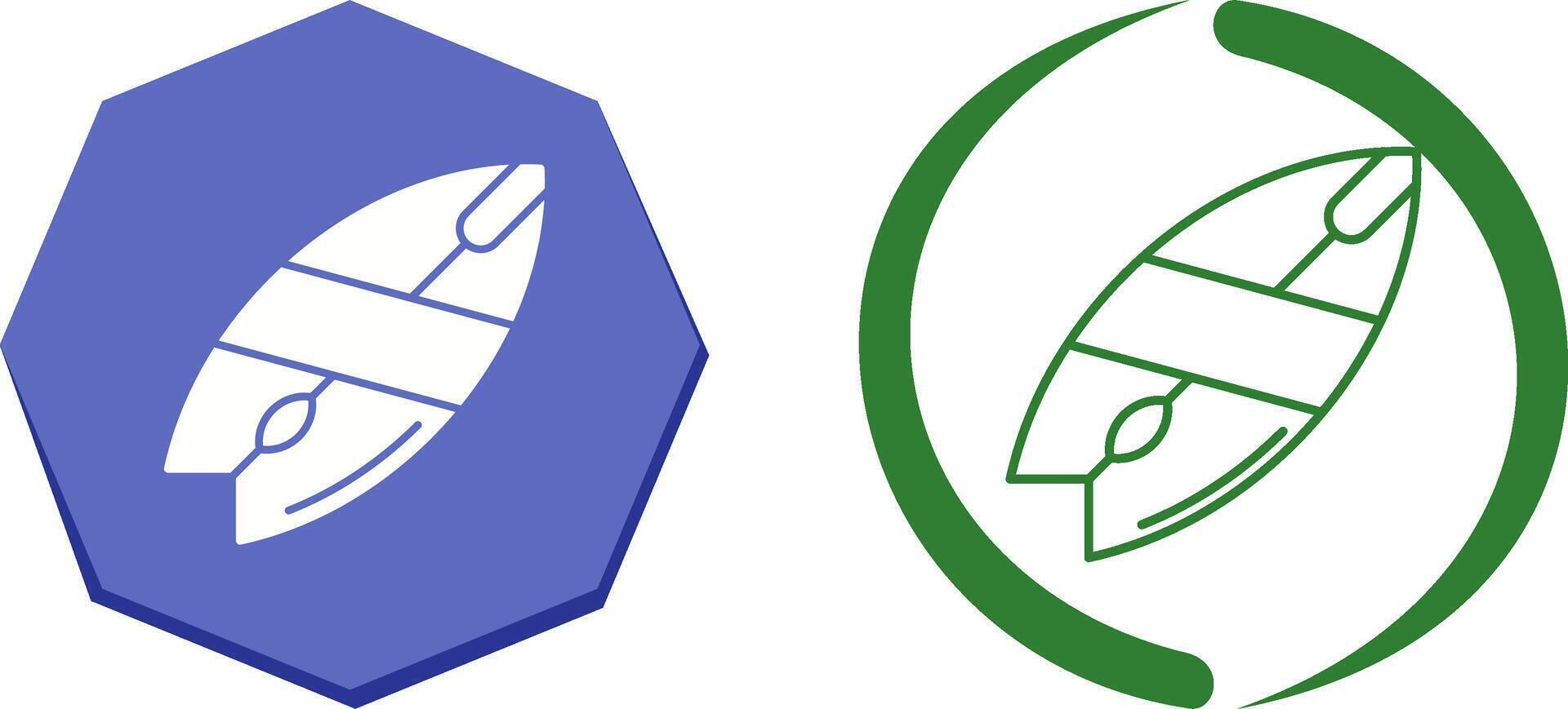 Surfboard Icon Design vector