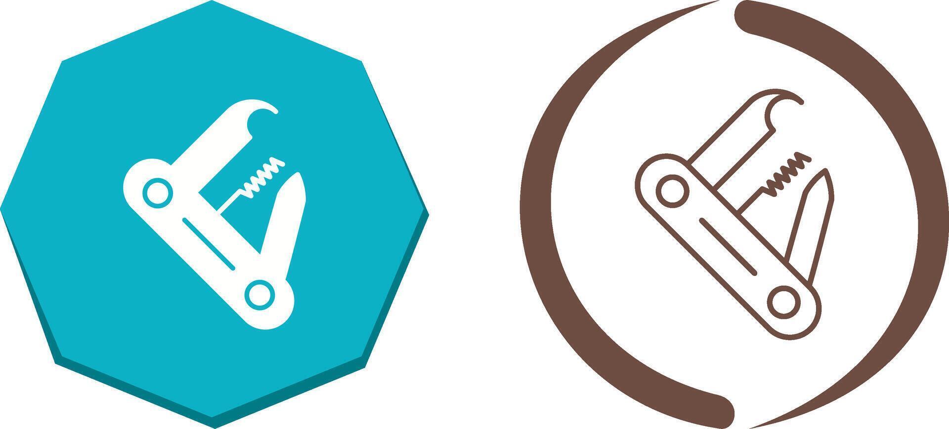 Swiss Army Knife Icon Design vector